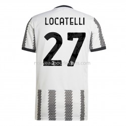 Maillot Juventus Locatelli 27 Tenue Domicile 2022-2023 Manche Courte