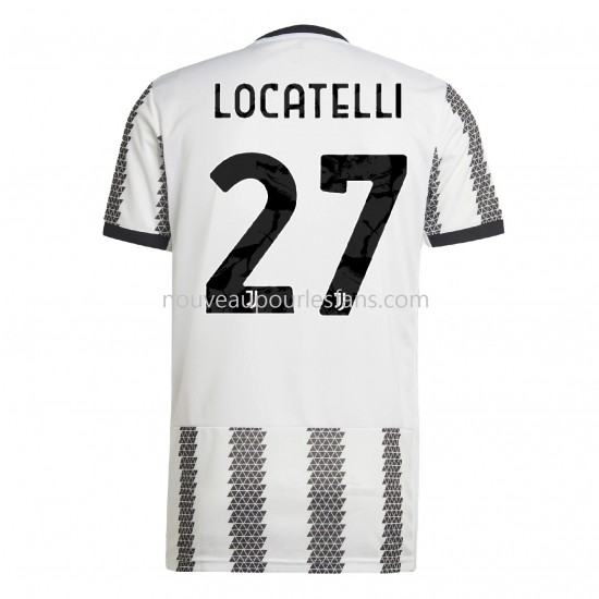 Maillot Juventus Locatelli 27 Tenue Domicile 2022-2023 Manche Courte