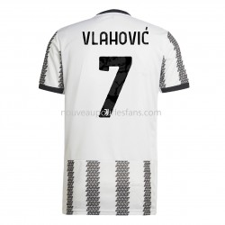 Maillot Juventus Vlahovic 7 Tenue Domicile 2022-2023 Manche Courte