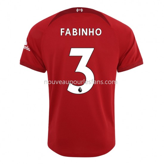 Maillot Liverpool Fabinho 3 Tenue Domicile 2022-2023 Manche Courte