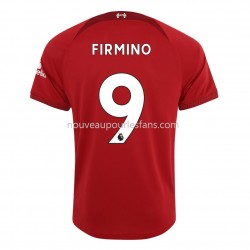 Maillot Liverpool Firmino 9 Tenue Domicile 2022-2023 Manche Courte