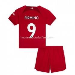Maillot Liverpool Firmino 9 Enfant Tenue Domicile 2022-2023 Manche Courte