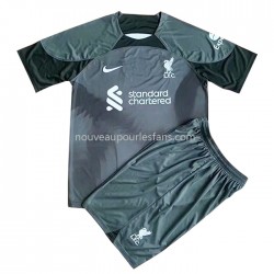 Maillot Liverpool Gardien Enfant Tenue Extérieur 2022-2023 Manche Courte