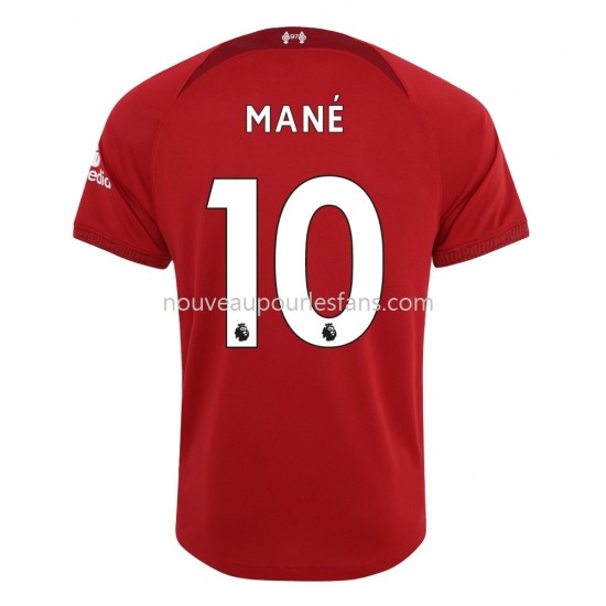 Maillot Liverpool Mane 10 Tenue Domicile 2022-2023 Manche Courte