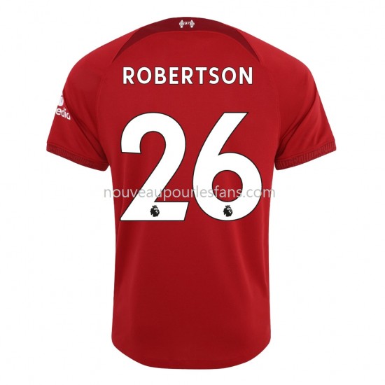 Maillot Liverpool Robertson 26 Tenue Domicile 2022-2023 Manche Courte
