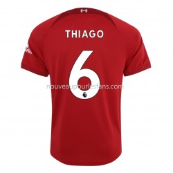 Maillot Liverpool Thiago 6 Tenue Domicile 2022-2023 Manche Courte