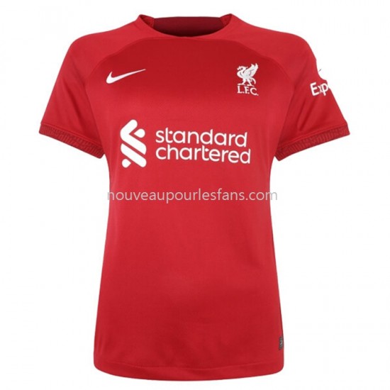 Maillot Liverpool Femme Tenue Domicile 2022-2023 Manche Courte