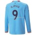 Maillot Manchester City G.Jesus 9 Tenue Domicile 2022-2023 Manche Longue