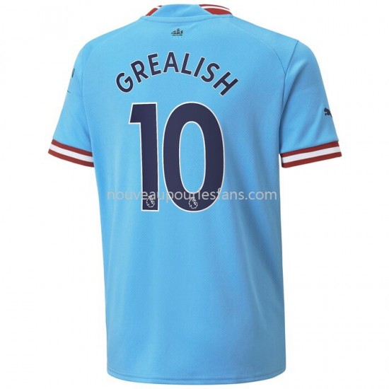 Maillot Manchester City Grealish 10 Tenue Domicile 2022-2023 Manche Courte