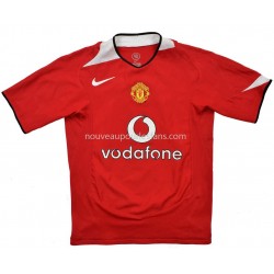 Maillot Manchester United Tenue Domicile 2004-2006 Manche Courte