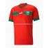 Maillot Maroc Tenue Domicile Coupe du Monde 2022 Manche Courte