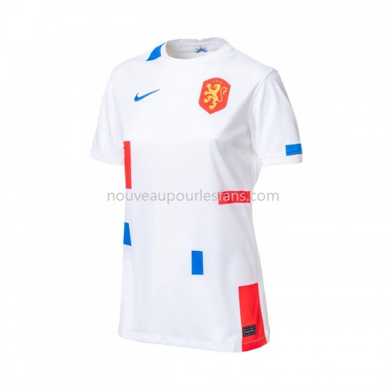 Maillot Pays-Bas Femme Tenue Extérieur 2022 Manche Courte