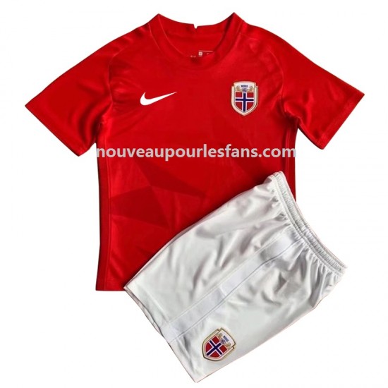 Maillot Norvège Enfant Tenue Domicile 2022 Manche Courte