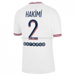Maillot Paris Saint-Germain Hakimi 2 Tenue 4ème 2021-2022 Manche Courte