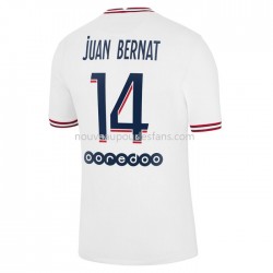 Maillot Paris Saint-Germain Juan Bernat 14 Tenue 4ème 2021-2022 Manche Courte