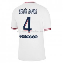 Maillot Paris Saint-Germain Sergio Ramos 4 Tenue 4ème 2021-2022 Manche Courte