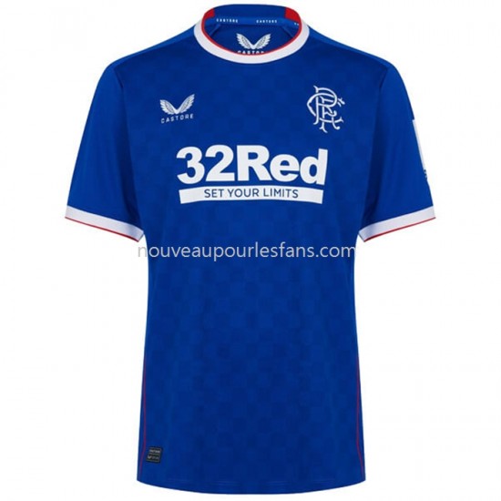 Maillot Rangers Tenue Domicile 2022-2023 Manche Courte