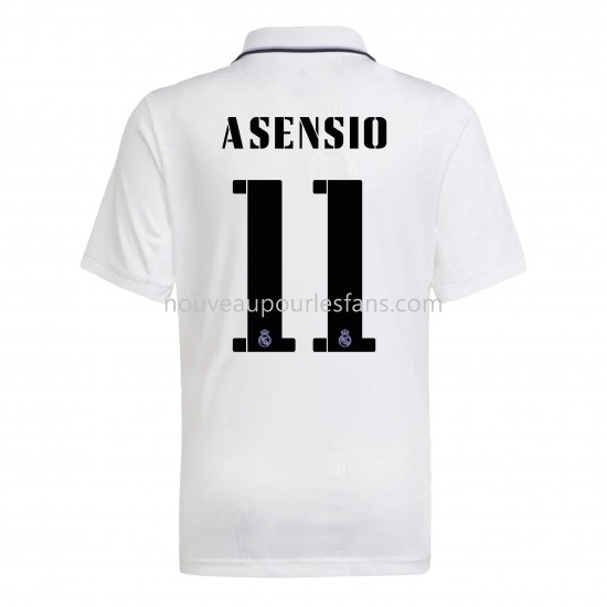 Maillot Real Madrid Asensio 11 Tenue Domicile 2022-2023 Manche Courte