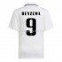 Maillot Real Madrid Benzema 9 Tenue Domicile 2022-2023 Manche Courte
