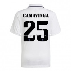 Maillot Real Madrid Camavinga 25 Tenue Domicile 2022-2023 Manche Courte