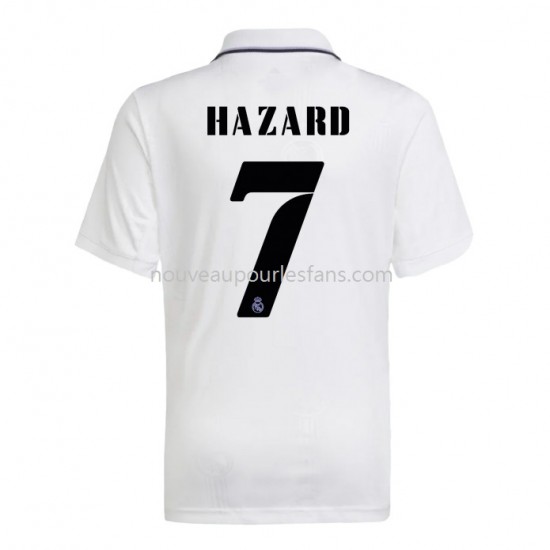 Maillot Real Madrid Hazard 7 Tenue Domicile 2022-2023 Manche Courte