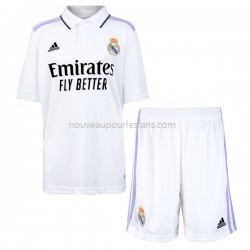 Maillot Real Madrid Enfant Tenue Domicile 2022-2023 Manche Courte