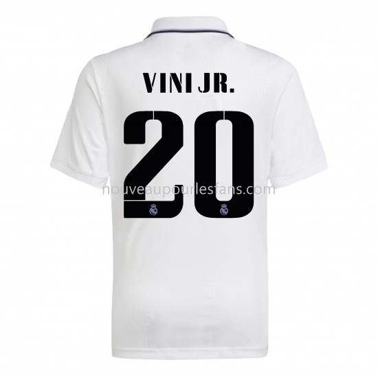 Maillot Real Madrid Vini Jr. 20 Tenue Domicile 2022-2023 Manche Courte