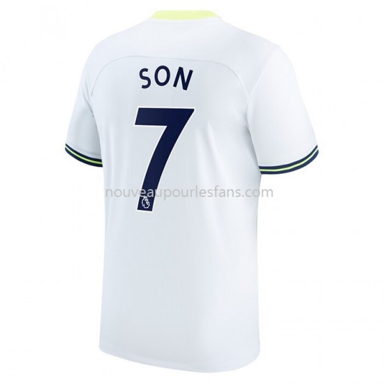 Maillot Tottenham Hotspur Heung-min 7 Tenue Domicile 2022-2023 Manche Courte