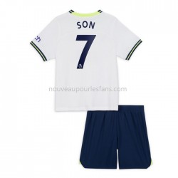 Maillot Tottenham Hotspur Heung-min 7 Enfant Tenue Domicile 2022-2023 Manche Courte