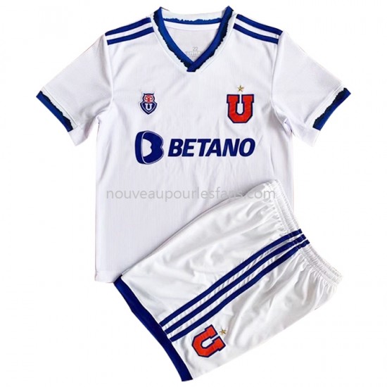 Maillot Universidad de Chile Enfant Tenue Extérieur 2022 Manche Courte