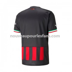 Maillot AC Milan Homme Tenue Domicile 2022-2023 Manche Courte