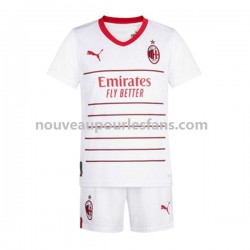 Maillot AC Milan Enfant Tenue Extérieur 2022-2023 Manche Courte