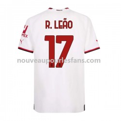 Maillot AC Milan Rafael Leao 17 Homme Tenue Extérieur 2022-2023 Manche Courte