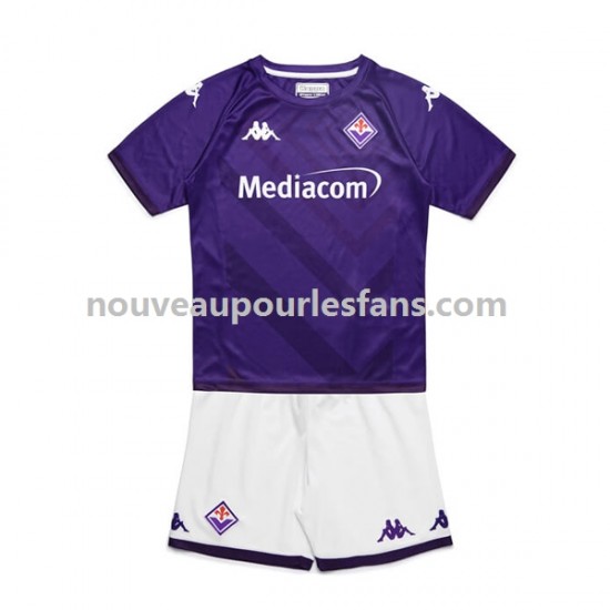 Maillot Fiorentina Enfant Tenue Domicile 2022-2023 Manche Courte