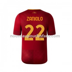 Maillot AS Rome Zaniolo 22 Homme Tenue Domicile 2022-2023 Manche Courte