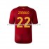 Maillot AS Rome Zaniolo 22 Homme Tenue Domicile 2022-2023 Manche Courte