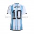 Maillot Argentine Lionel Messi 10 Homme Tenue Domicile Coupe du Monde 2022 Manche Courte
