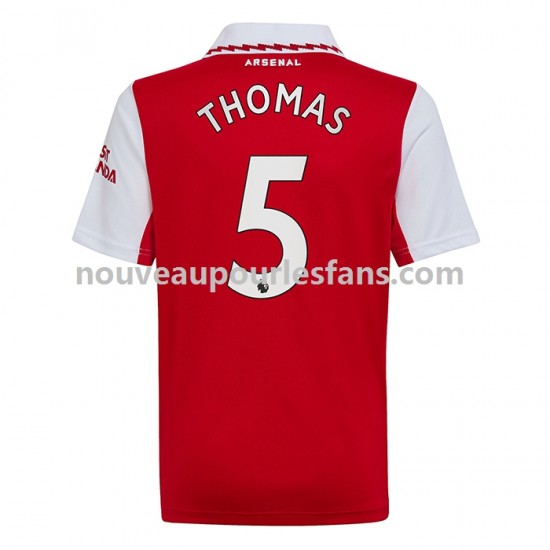 Maillot Arsenal Thomas Partey 5 Homme Tenue Domicile 2022-2023 Manche Courte