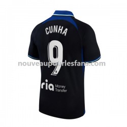 Maillot Atlético Madrid Matheus Cunha 9 Homme Tenue Extérieur 2022-2023 Manche Courte