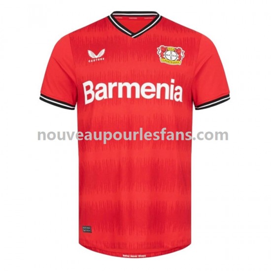 Maillot Bayer 04 Leverkusen Homme Tenue Domicile 2022-2023 Manche Courte