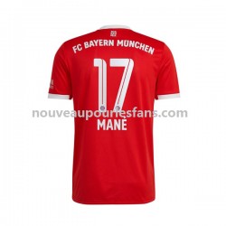 Maillot Bayern Munich Sadio Mane 17 Homme Tenue Domicile 2022-2023 Manche Courte