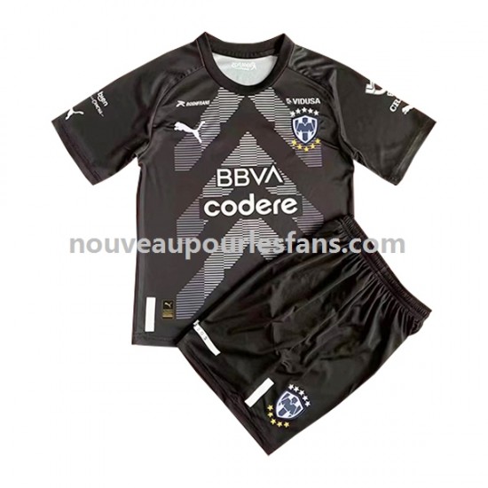 Maillot CF Monterrey Gardien Enfant Tenue Extérieur 2022-2023 Manche Courte