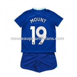 Maillot Chelsea Mason Mount 19 Enfant Tenue Domicile 2022-2023 Manche Courte