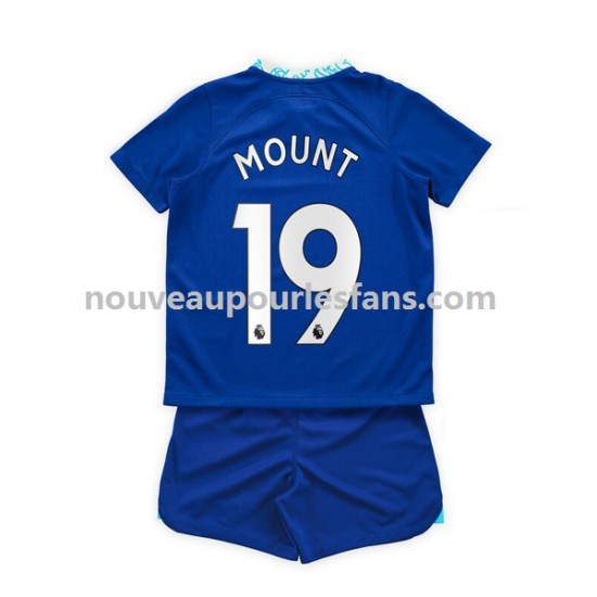 Maillot Chelsea Mason Mount 19 Enfant Tenue Domicile 2022-2023 Manche Courte