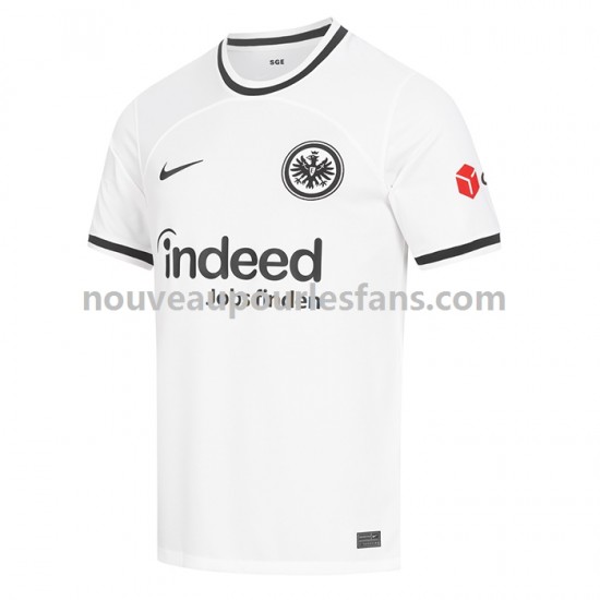 Maillot Eintracht Frankfurt Homme Tenue Domicile 2022-2023 Manche Courte