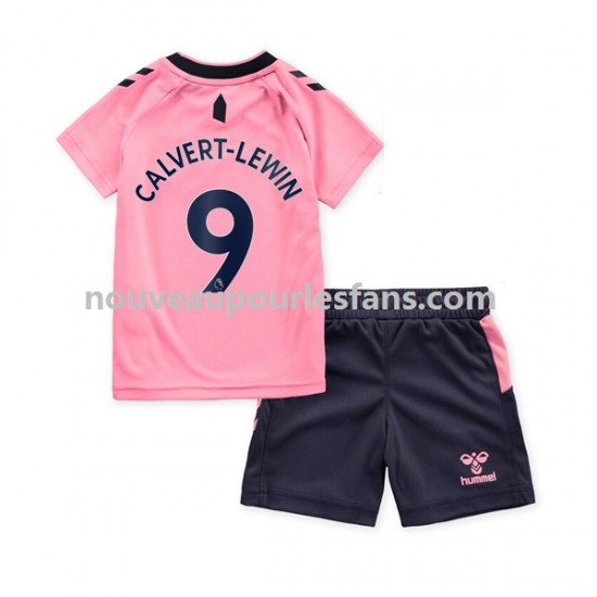 Maillot Everton Calvert-Lewin 9 Enfant Tenue Extérieur 2022-2023 Manche Courte