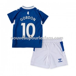 Maillot Everton Gordon 10 Enfant Tenue Domicile 2022-2023 Manche Courte