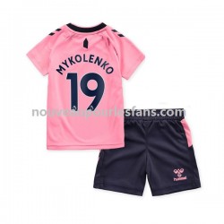 Maillot Everton Mykolenko 19 Enfant Tenue Extérieur 2022-2023 Manche Courte