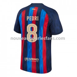 Maillot FC Barcelone Pedri 8 Homme Tenue Domicile 2022-2023 Manche Courte