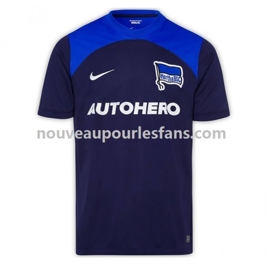 Maillot Hertha BSC Homme Tenue Extérieur 2022-2023 Manche Courte